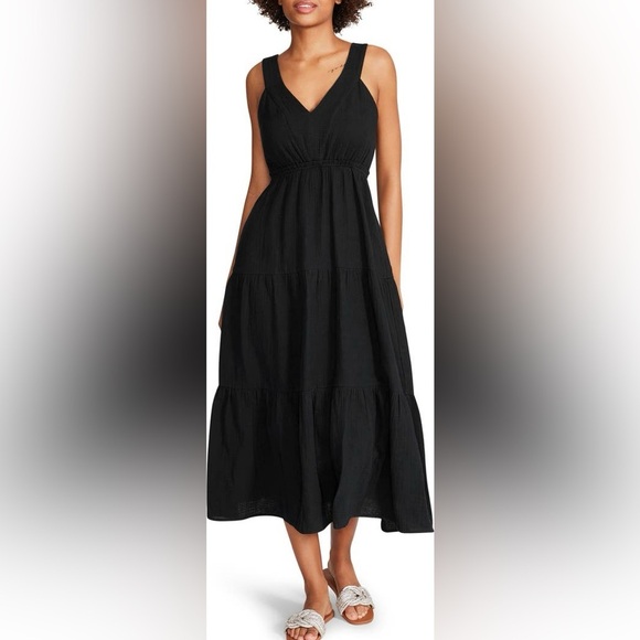 Steve Madden Black Textured Dress - Picture 5 of 12